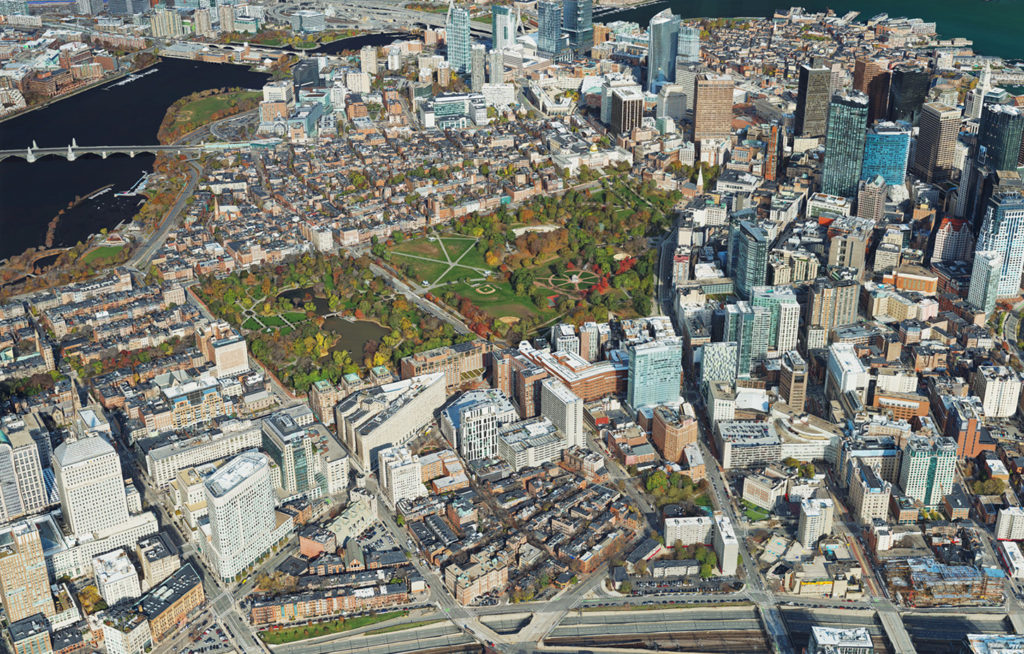 Boston 3D image from Bluesky Geospatial MetroVista program.