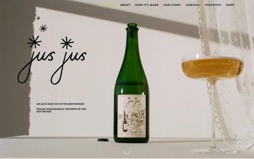 A Squarespace site screenshot of jusjus.saladforpresident.com