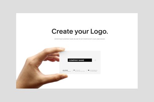 Logo builder homepage